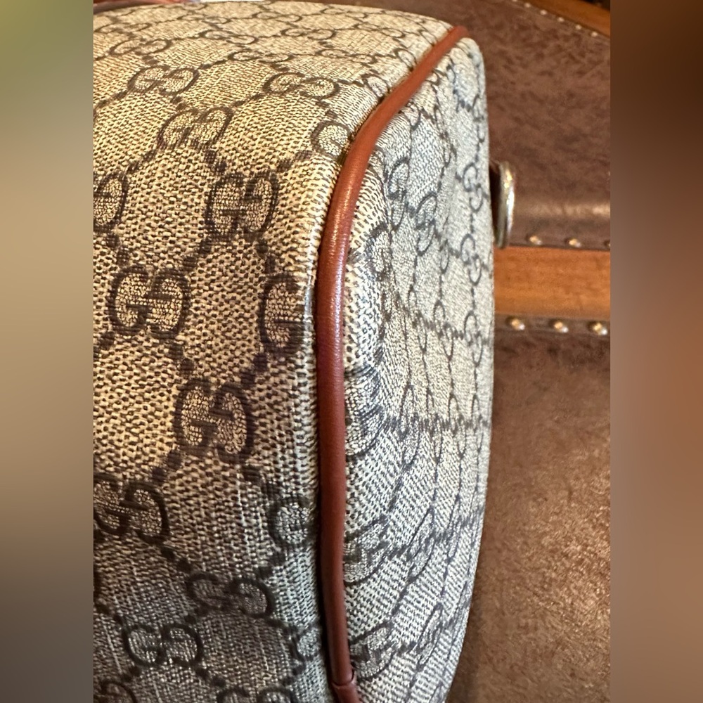 Gucci GG Coated Canvas Boston Bag - Picture 10 of 17